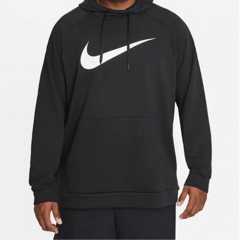 Men’s Nike Fleece Pullover Hoodie Green - Picture 4 of 8